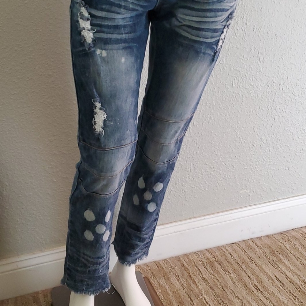 Kroix Designer Ripped jeans with pockets - Picture 3 of 13